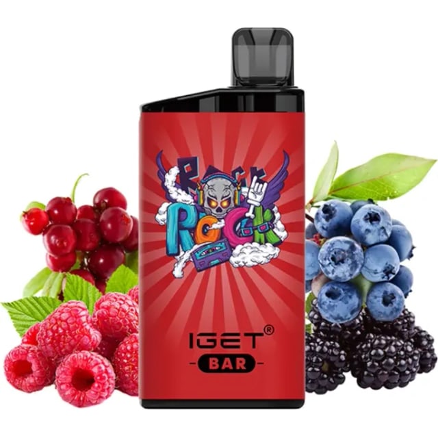 IGET Bar Quadruple Berry disposable vape, Quadruple Berry flavour, Australia