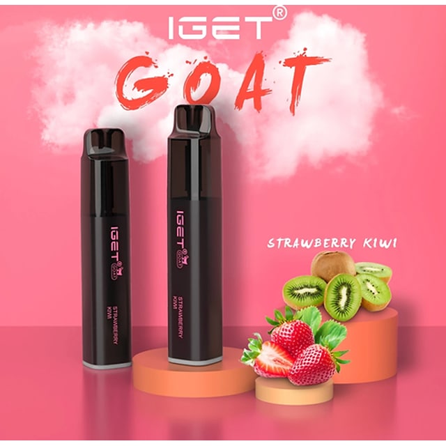 IGET Goat Strawberry Kiwi disposable vape, Strawberry Kiwi flavour, Australia
