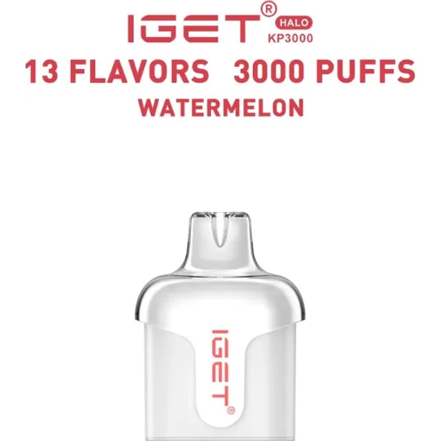 IGET Halo Watermelon disposable vape, Watermelon flavour, Australia