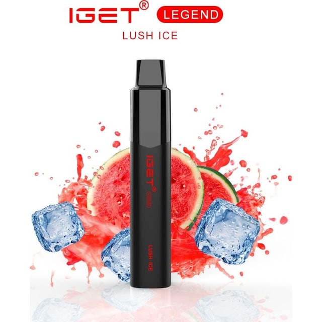 IGET Legend Lush Ice disposable vape, Lush Ice flavour, Australia