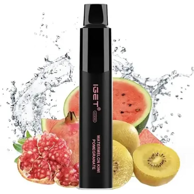 IGET Legend Watermelon Kiwi Pomegranate disposable vape, Watermelon Kiwi Pomegranate flavour, Australia