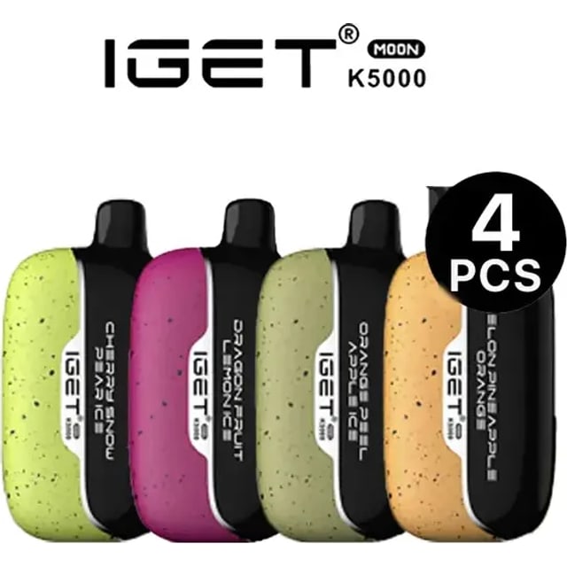 IGET Moon Bundle 4Pcs disposable vape, flavour, Australia
