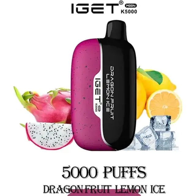 IGET Moon Dragon Fruit Lemon Ice disposable vape, Dragon Fruit Lemon Ice flavour, Australia