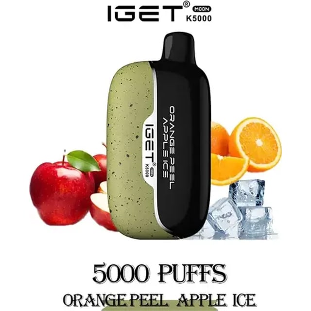 IGET Moon Orange Peel Apple Ice disposable vape, Orange Peel Apple Ice flavour, Australia