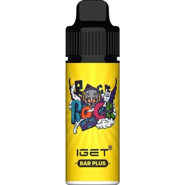IGET Bar Plus Banana Ice disposable vape, Banana Ice flavour, Australia