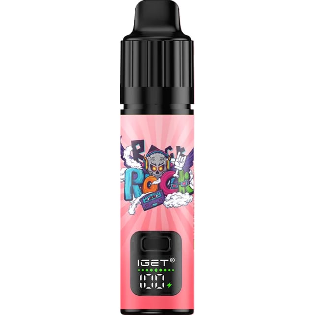 IGET Bar Plus Chupa Chups Strawberry disposable vape, Chupa Chups Strawberry flavour, Australia