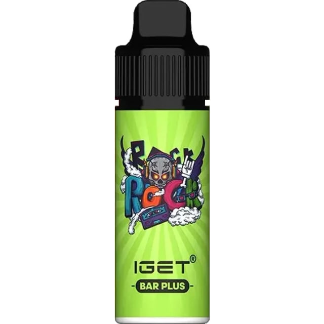 IGET Bar Plus Double Apple disposable vape, Double Apple flavour, Australia