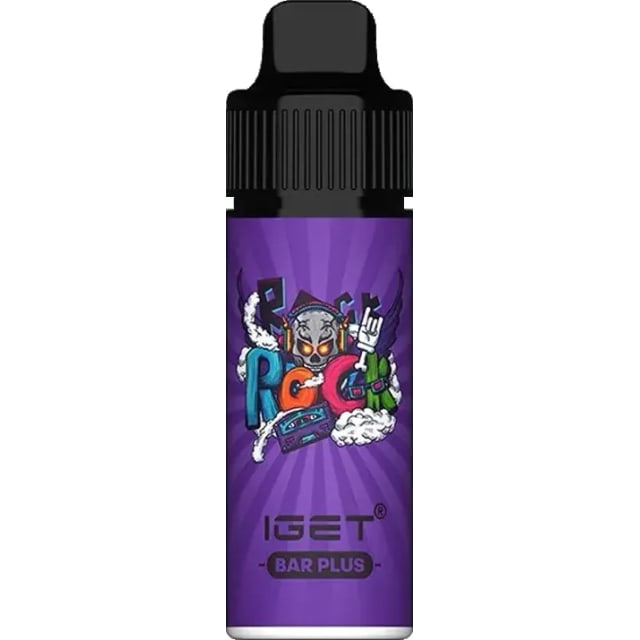 IGET Bar Plus Grape Ice disposable vape, Grape Ice flavour, Australia