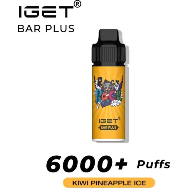 IGET Bar Plus Kiwi Pineapple Ice disposable vape, Kiwi Pineapple Ice flavour, Australia
