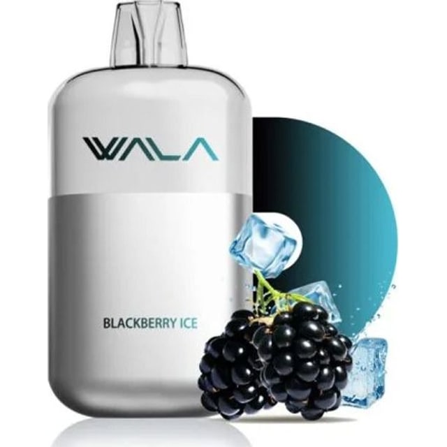 WALA Blackberry Ice disposable vape, Blackberry Ice flavour, Australia