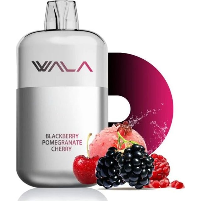WALA Blackberry Pomegranate Cherry disposable vape, Blackberry Pomegranate Cherry flavour, Australia