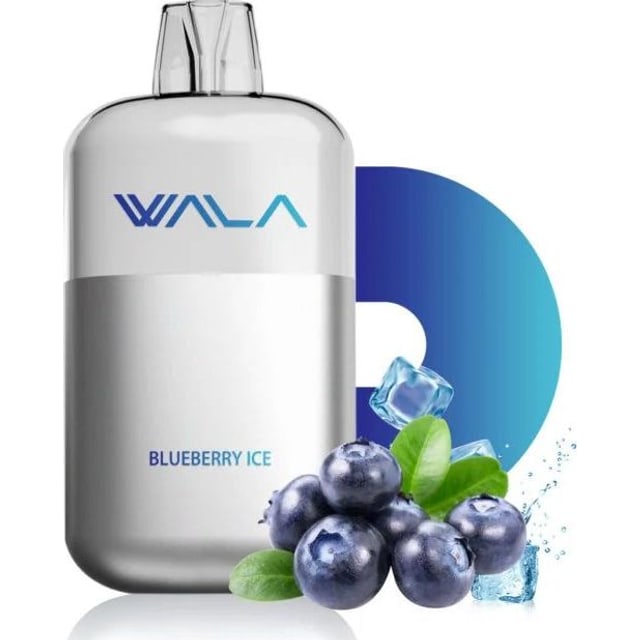 WALA Blueberry Ice disposable vape, Blueberry Ice flavour, Australia