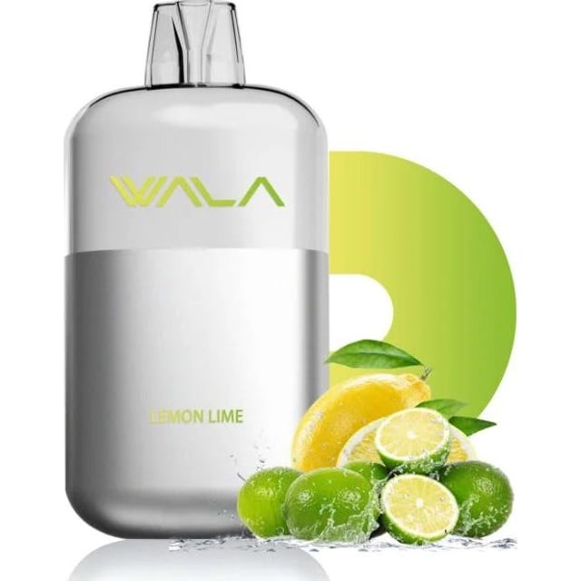 WALA Lemon Lime disposable vape, Lemon Lime flavour, Australia