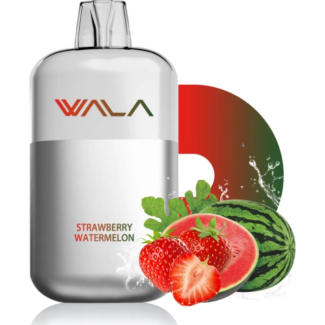 WALA Strawberry Watermelon disposable vape, Strawberry Watermelon flavour, Australia