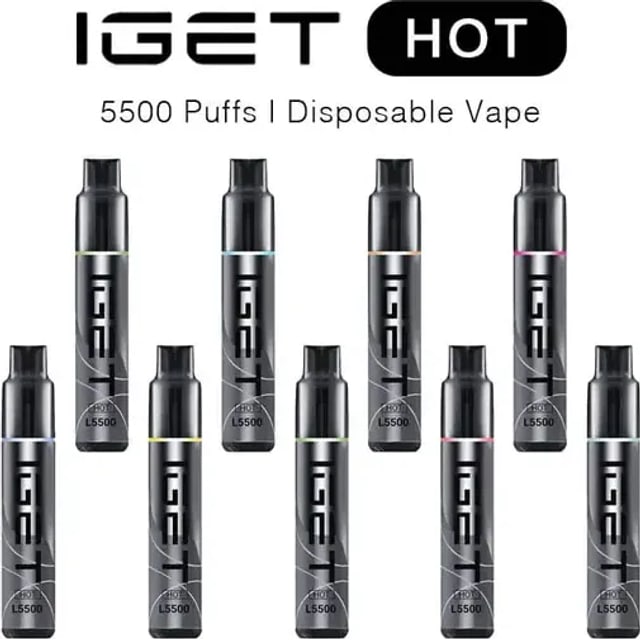 IGET Hot Box Mixed Flavours (10Pcs) disposable vape, flavour, Australia