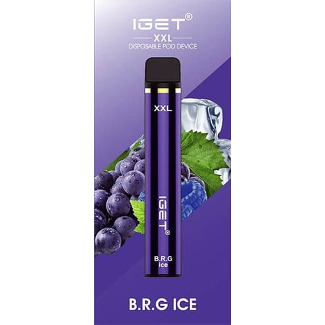 IGET XXL 1800 Puffs Blueberry Ice x5 disposable vape, flavour, Australia