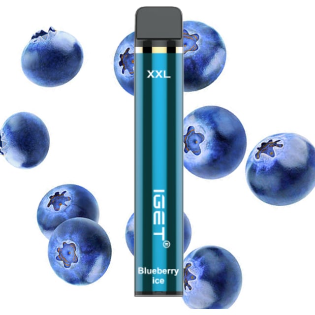 IGET XXL Blueberry Ice disposable vape, Blueberry Ice flavour, Australia