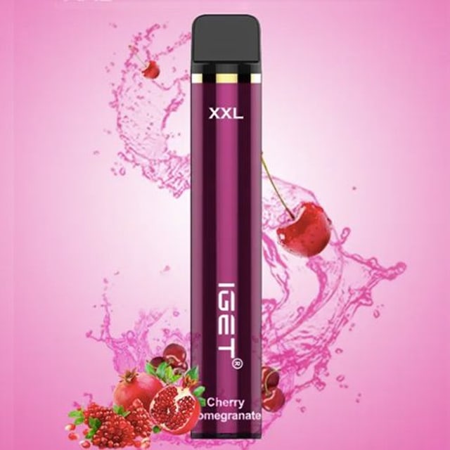 IGET XXL Cherry Pomegranate disposable vape, Cherry Pomegranate flavour, Australia