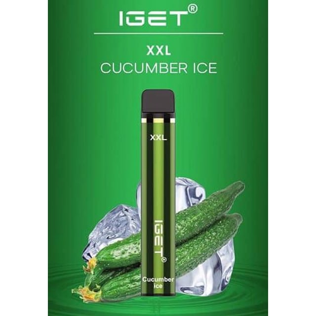 IGET XXL Cucumber Ice disposable vape, Cucumber Ice flavour, Australia