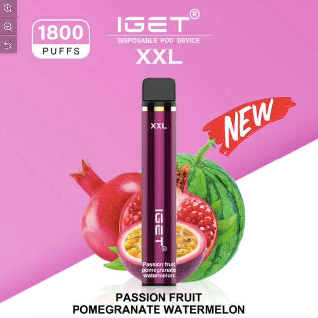 IGET XXL Passion Fruit Pomegranate Watermelon disposable vape, Passion Fruit Pomegranate Watermelon flavour, Australia
