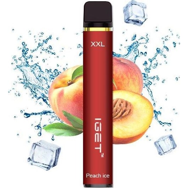 IGET XXL Peach Ice disposable vape, Peach Ice flavour, Australia